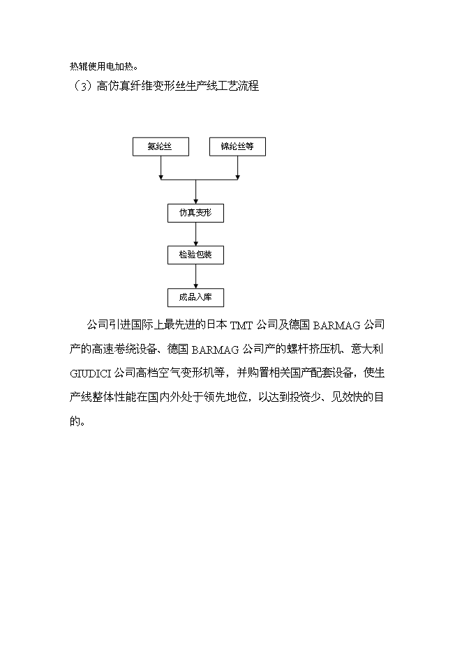 （終稿）二萬噸差別化錦綸絲及五千噸高仿真纖維變形絲工程新增項目可行性投資論證建議書.doc（最終版）第10頁