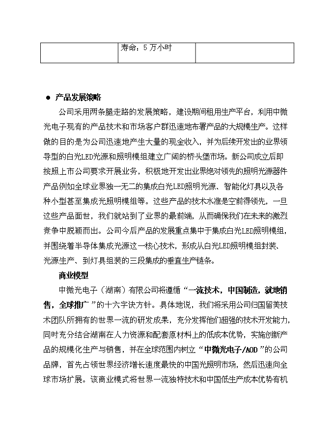 （終稿）中微光電子有限公司新增項目可行性投資論證建議書.doc（最終版）