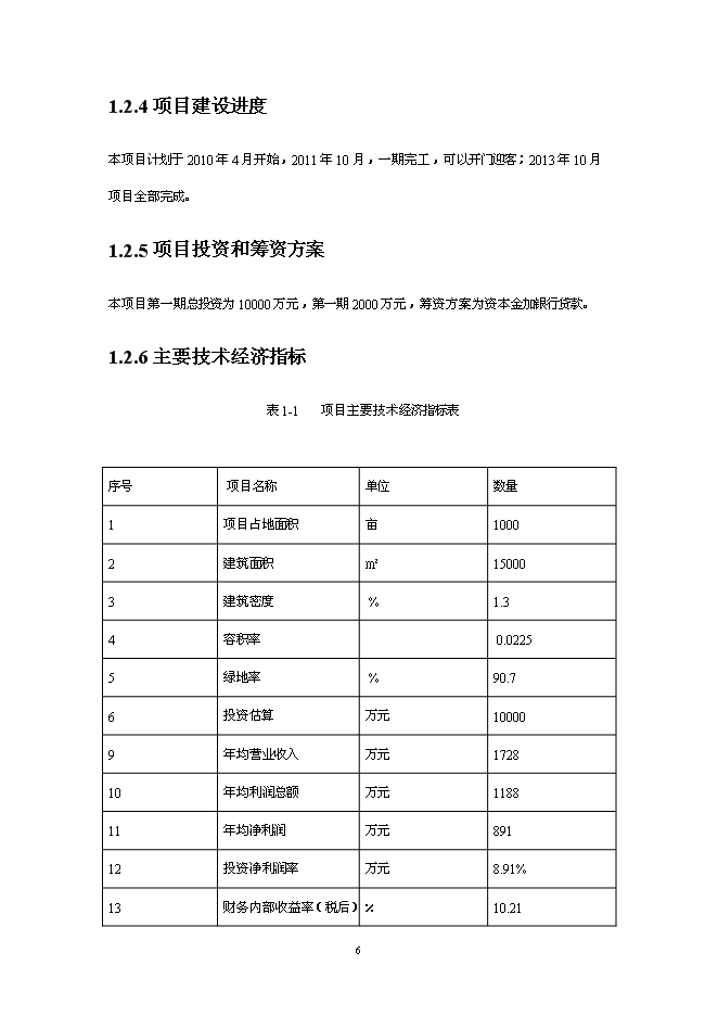 （終稿）休閑度假農莊新增項目可行性投資論證建議書.doc（最終版）第7頁