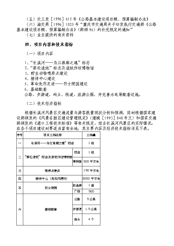 （終稿）烏江畫廊_長溪河景區開發新增項目可行性投資論證建議書.doc（最終版）