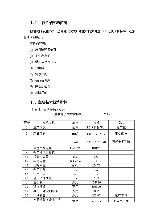 （終稿）億塊砼多孔磚窯爐改造新增項目可行性投資論證建議書.doc（最終版）第6頁