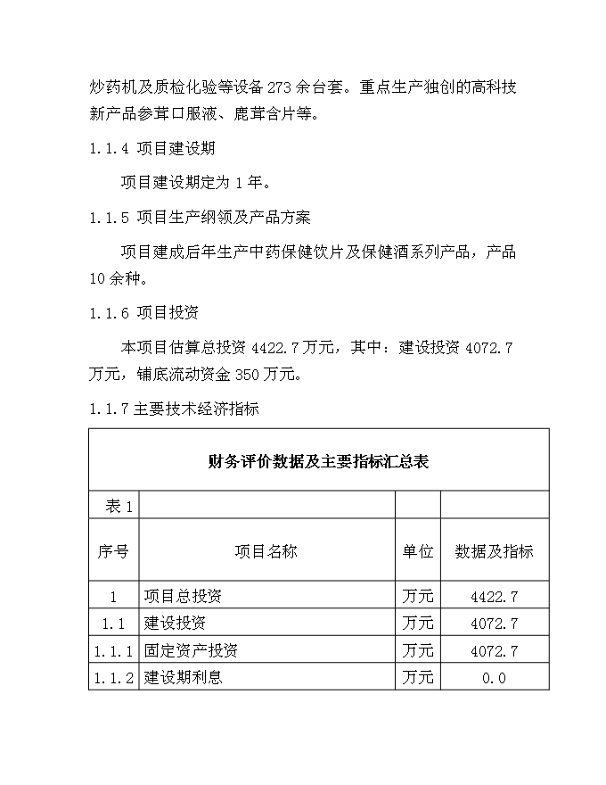 （終稿）中藥保健飲片及保健酒系列產品新增項目可行性投資論證建議書.doc（最終版）