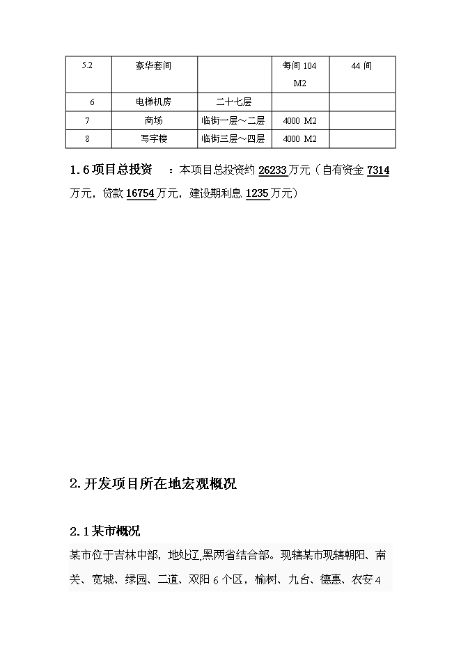 （終稿）五星級酒店開發新增項目可行性投資論證建議書.doc（最終版）第4頁