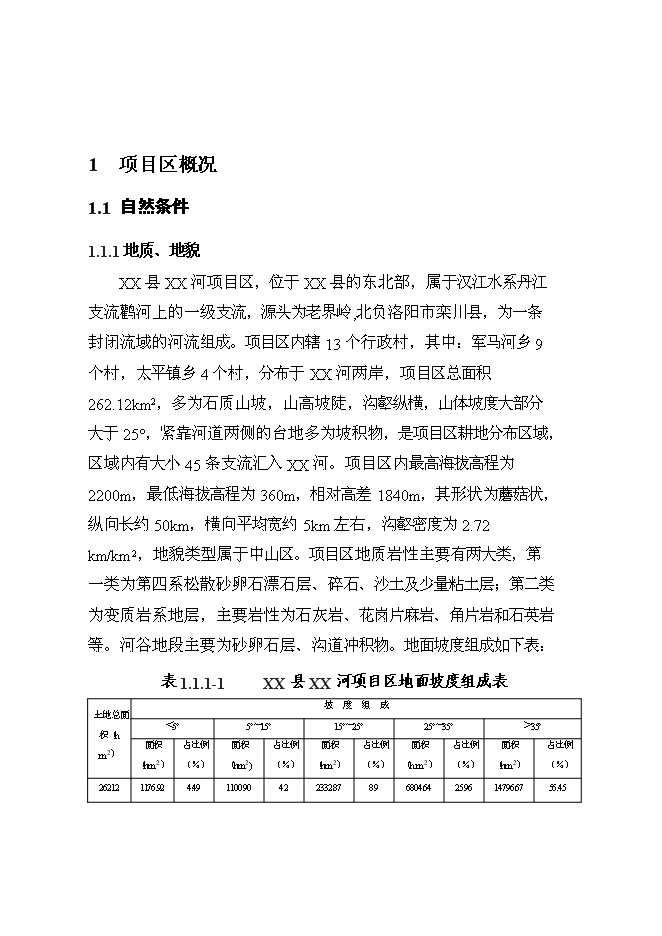（終稿）丹江口庫區及上游水土保持重點防治工程某河流新增項目區新增項目可行性投資論證建議書.doc（最終版）第1頁