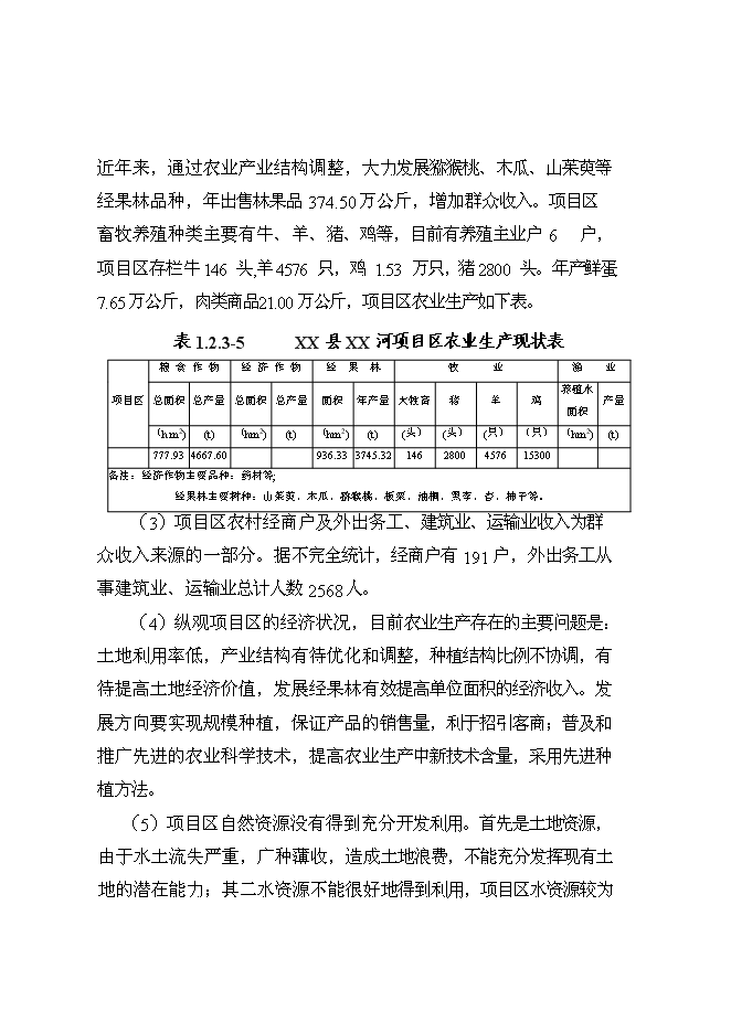 （終稿）丹江口庫區及上游水土保持重點防治工程某河流新增項目區新增項目可行性投資論證建議書.doc（最終版）第6頁