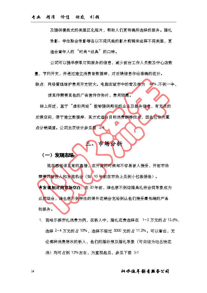 （終稿）似水流年影音公司新增項目可行性投資論證建議書.doc（最終版）第14頁