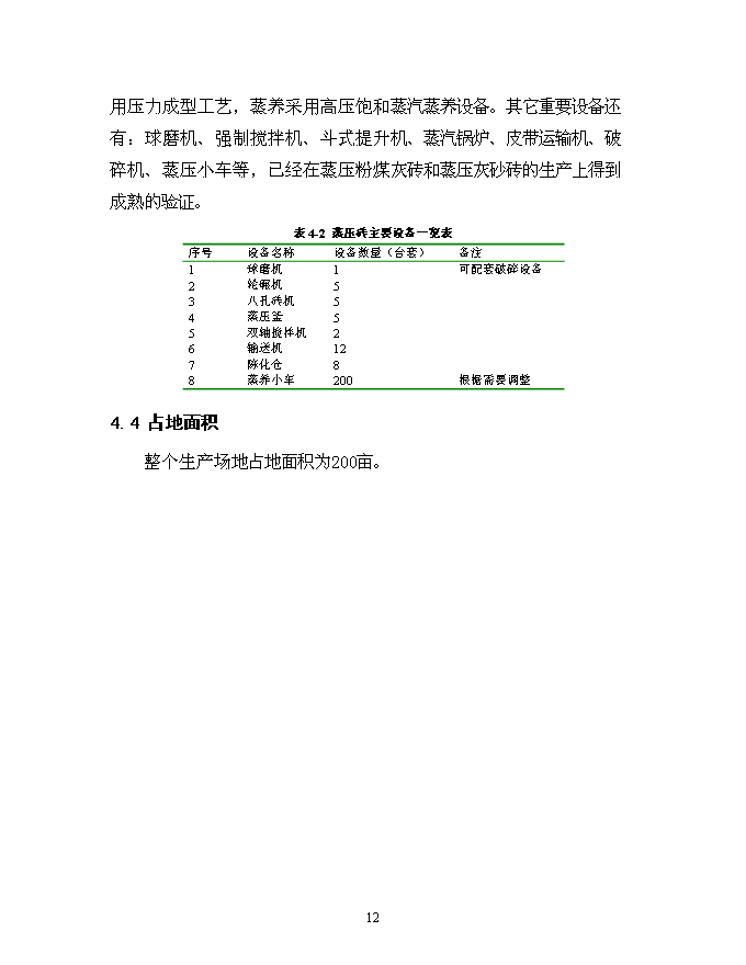 （終稿）億塊粉煤灰蒸壓磚新增項目可行性投資論證建議書.doc（最終版）第13頁