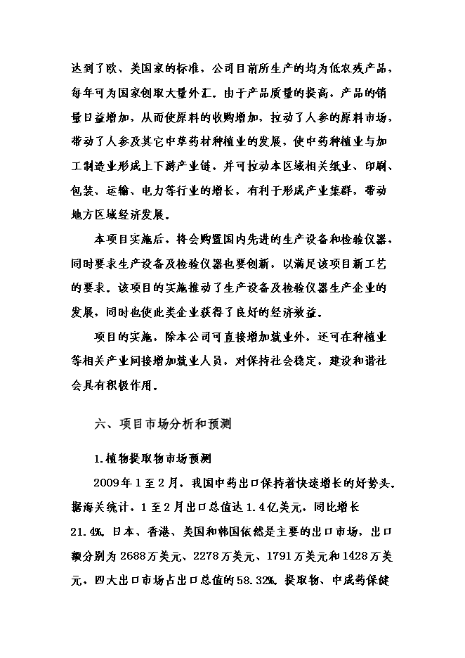 （終稿）中藥材提取物深加工新增項目可行性投資論證建議書.doc（最終版）