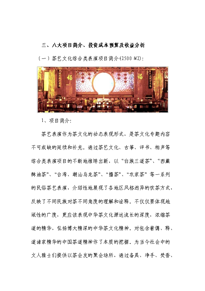 （終稿）休閑文化主題商業街新增項目可行性投資論證建議書.doc（最終版）第3頁