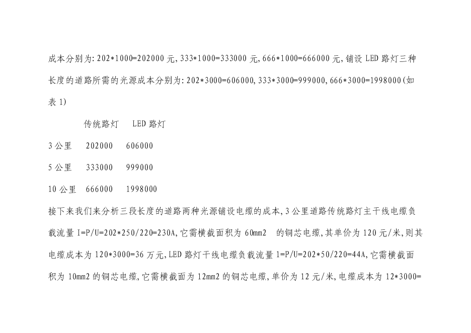 （終稿）中心城區路燈、亮化設施實施節能改造新增項目可行性投資論證建議書.doc（最終版）