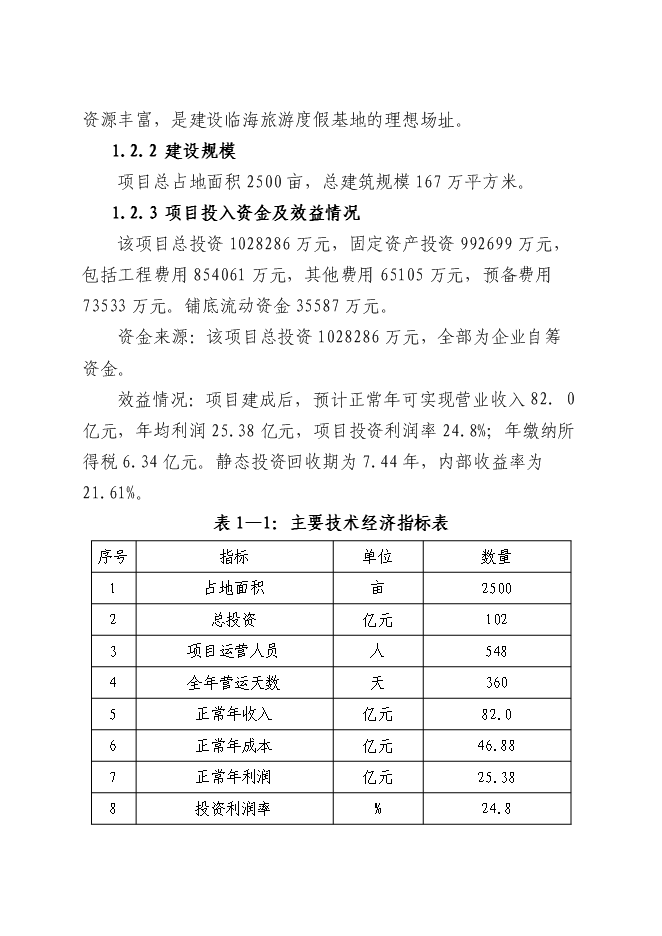 （終稿）京東博鰲-孔雀灣昌黎世界新興經濟論壇基地新增項目可行性投資論證建議書.doc（最終版）第4頁