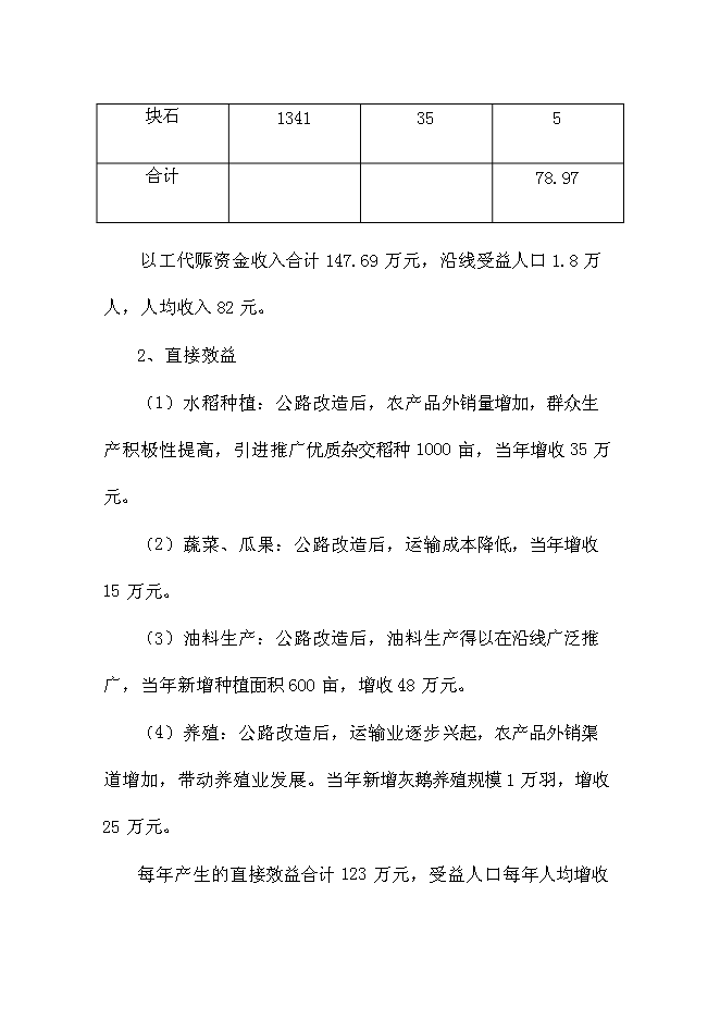 （終稿）鄉村公路新增項目可行性投資論證建議書.doc（最終版）第14頁