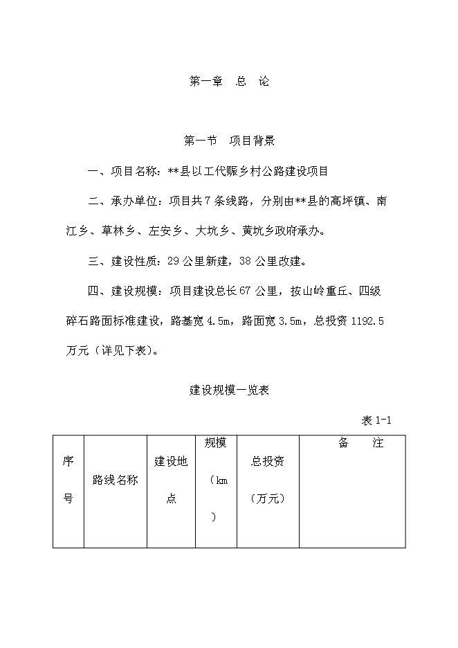 （終稿）鄉村公路新增項目可行性投資論證建議書.doc（最終版）第4頁