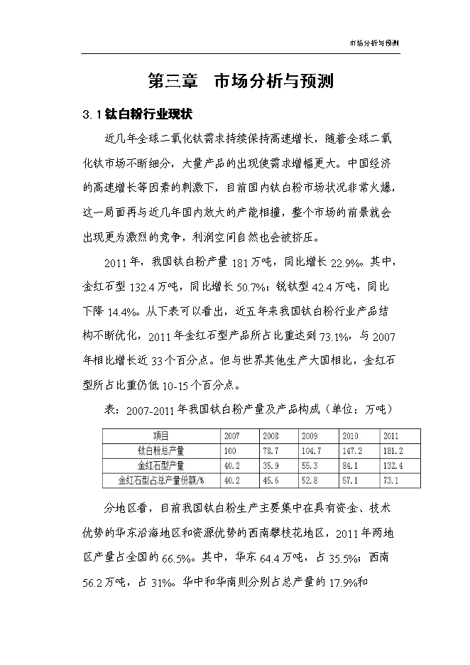 （終稿）二氧化鈦復合白色顏料建設新新增項目可行性投資論證建議書.doc（最終版）第15頁