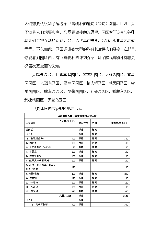 （終稿）云南麗江拉市海飛禽公園新增項目可行性投資論證建議書.doc（最終版）第11頁