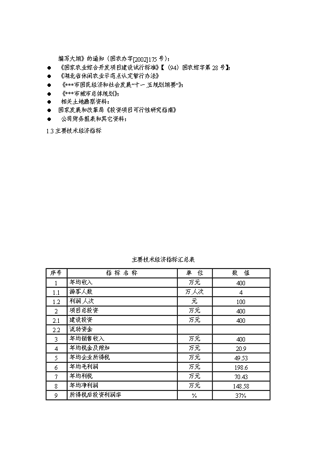 （終稿）休閑農業基地游園碼頭新增項目可行性投資論證建議書.doc（最終版）第2頁