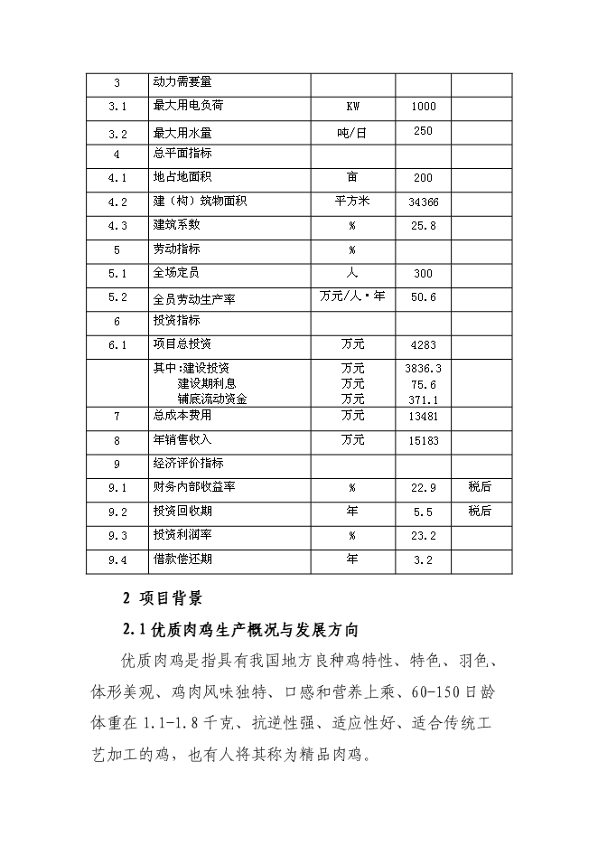 （終稿）優質肉雞產業化新增項目可行性投資論證建議書.doc（最終版）第13頁