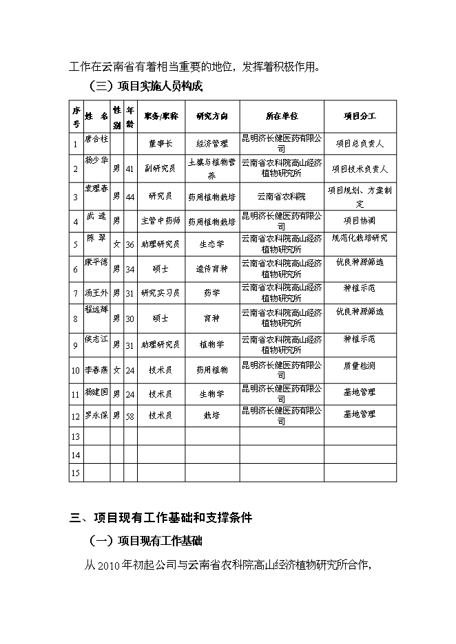 （終稿）優質烏頭高產栽培關鍵技術研究與示范新增項目可行性投資論證建議書.doc（最終版）第10頁