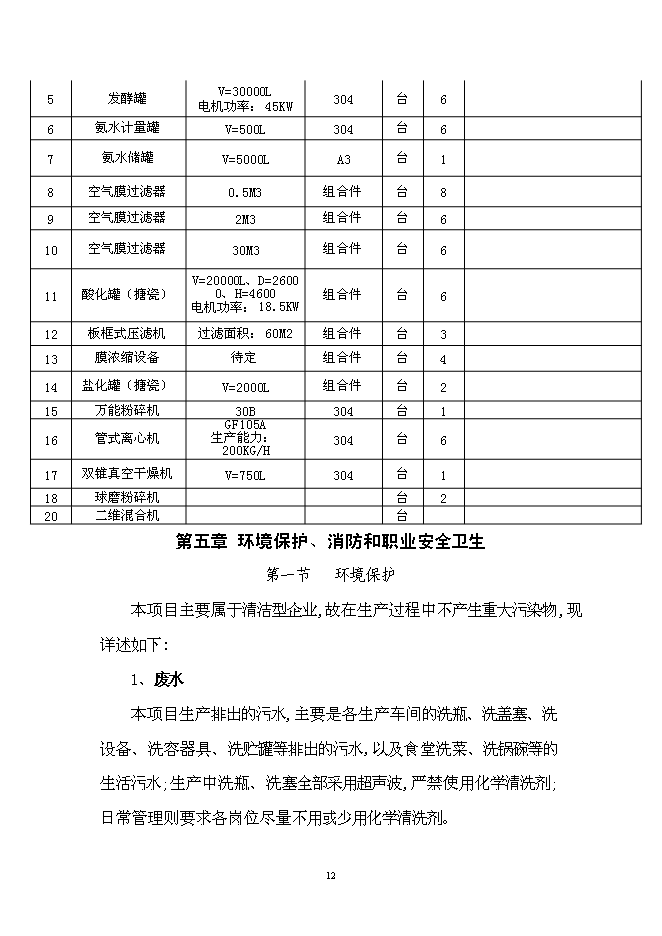 （終稿）乳酸鏈球菌素新增項目可行性投資論證建議書.doc（最終版）第13頁