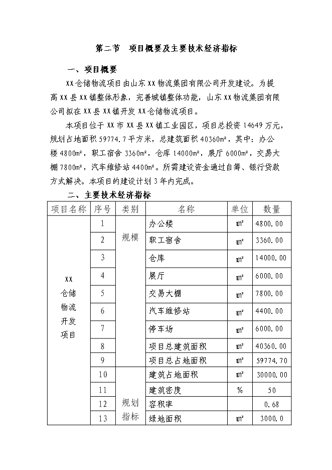 （終稿）倉儲物流新增項目可行性投資論證建議書.doc（最終版）第2頁
