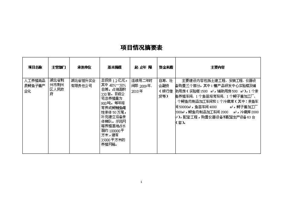 （終稿）人工養殖高品質鱘魚子醬產業化新增項目可行性投資論證建議書.doc（最終版）第5頁