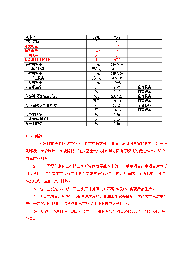 （終稿）蘭炭尾氣發電新增項目可行性投資論證建議書.doc（最終版）第3頁
