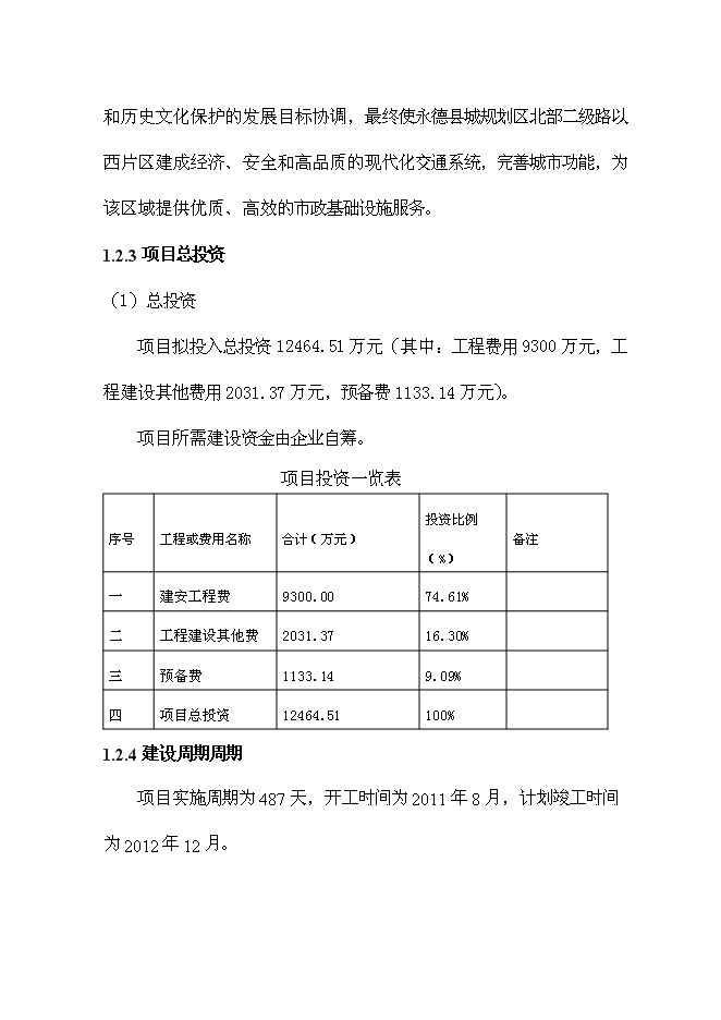 （終稿）保障性住房配套公建工程新增項目可行性投資論證建議書.doc（最終版）第5頁