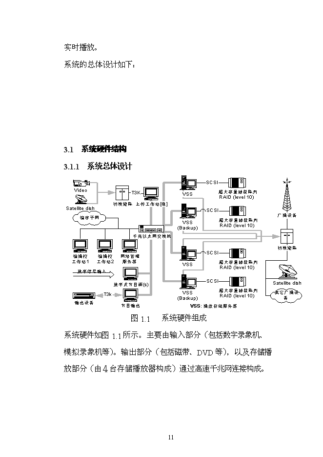 （終稿）全數字化無壓縮編播系統新增項目可行性投資論證建議書.doc（最終版）第11頁