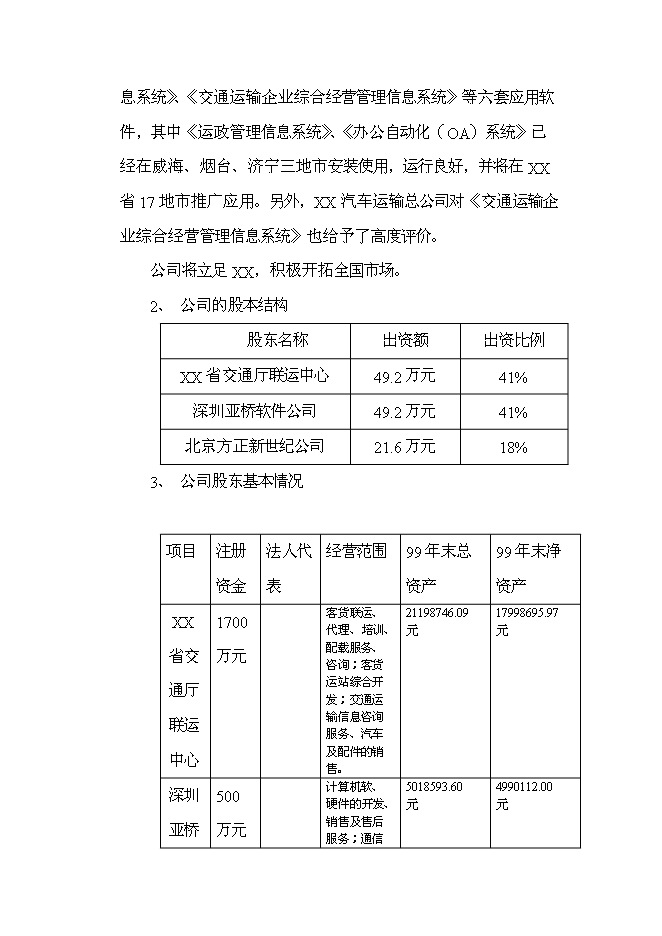 （終稿）信息化研究和軟件開發新增項目可行性投資論證建議書.doc（最終版）