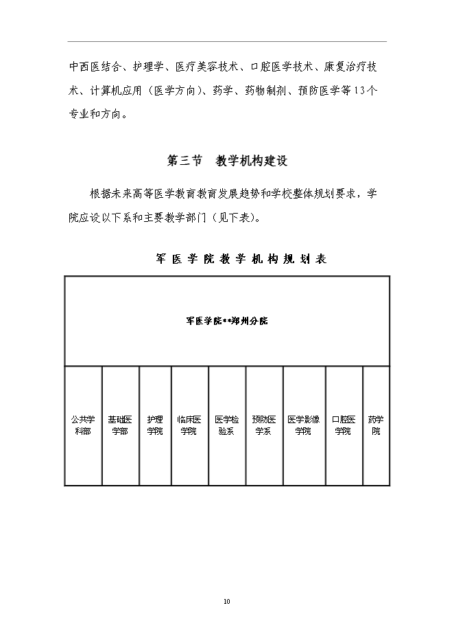 （終稿）軍醫大學分院新增項目可行性投資論證建議書.doc（最終版）第12頁