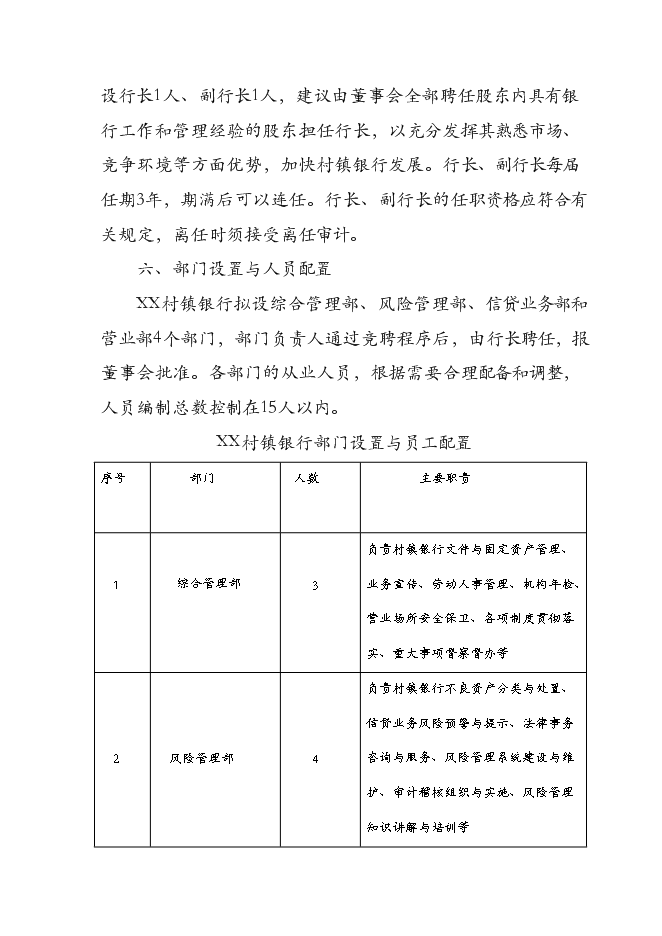 （終稿）關于設立XX村鎮銀行股份有限公司新增項目可行性投資論證建議書.doc（最終版）第14頁