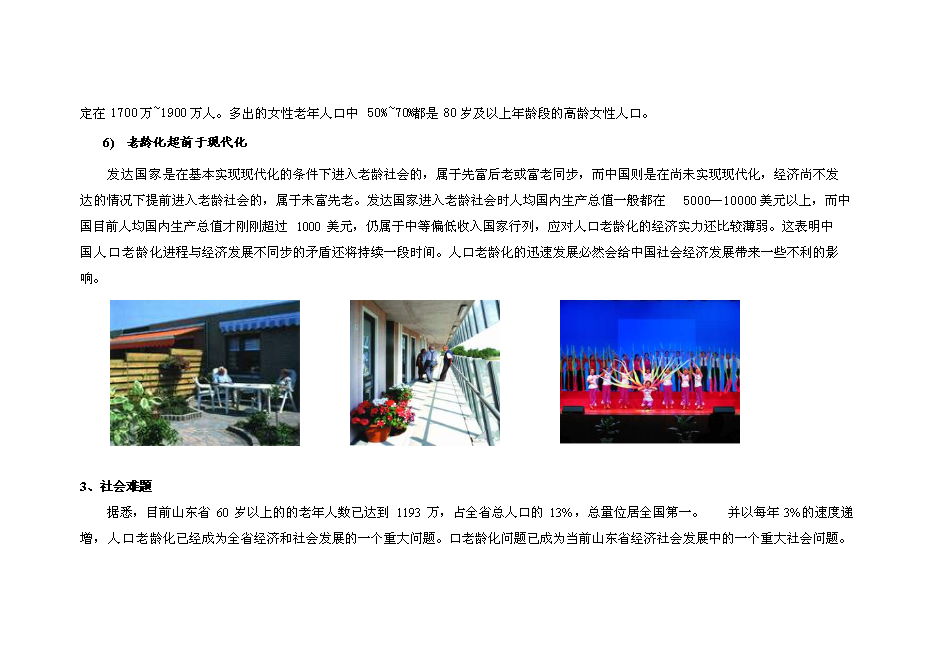 （終稿）養老社區新增項目可行性投資論證建議書.doc（最終版）