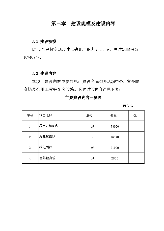 全民健身活動中心建設工程新增項目可行性投資論證建議書