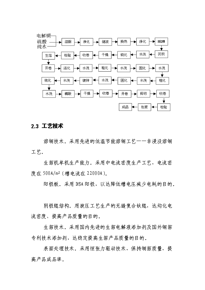 （終稿）六百噸鍍合金高檔電解銅箔新增項目可行性投資論證建議書.doc（最終版）第14頁