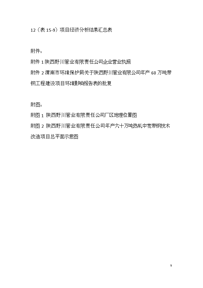 （終稿）六十萬噸熱軋中寬帶鋼技術改造新增項目可行性投資論證建議書.doc（最終版）第5頁