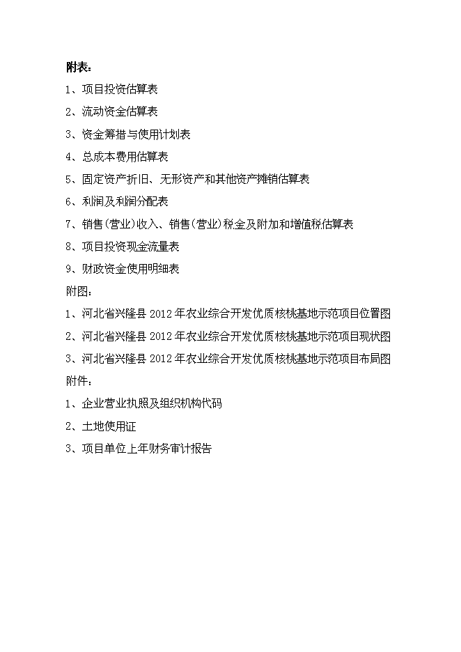 （終稿）興隆縣2012年農業綜合開發核桃基地示范新增項目可行性投資論證建議書.doc（最終版）第5頁