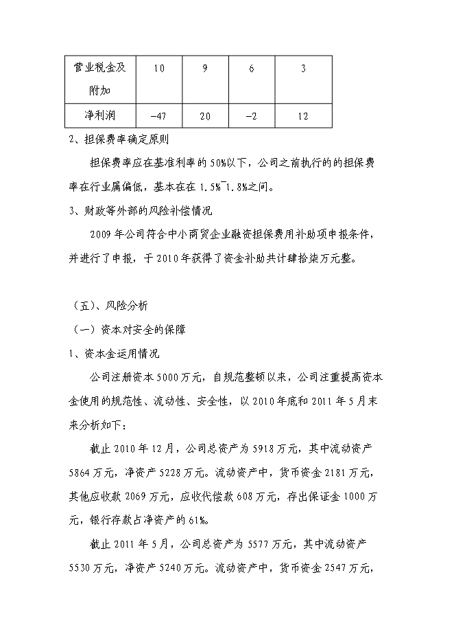（終稿）入股協和擔保公司新增項目可行性投資論證建議書.doc（最終版）