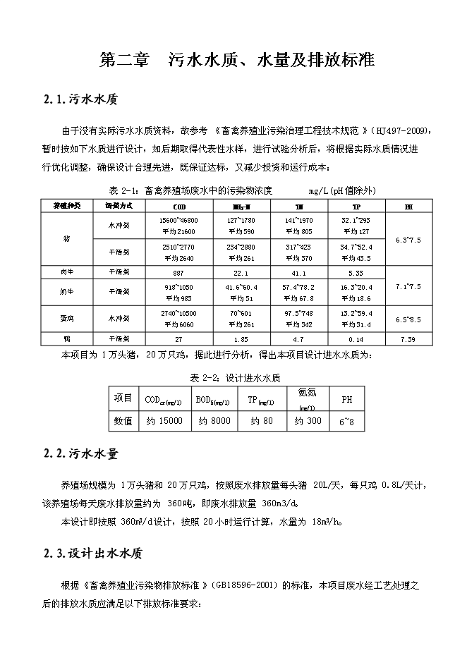 （終稿）養殖場污水處理工程新增項目可行性投資論證建議書.doc（最終版）第3頁
