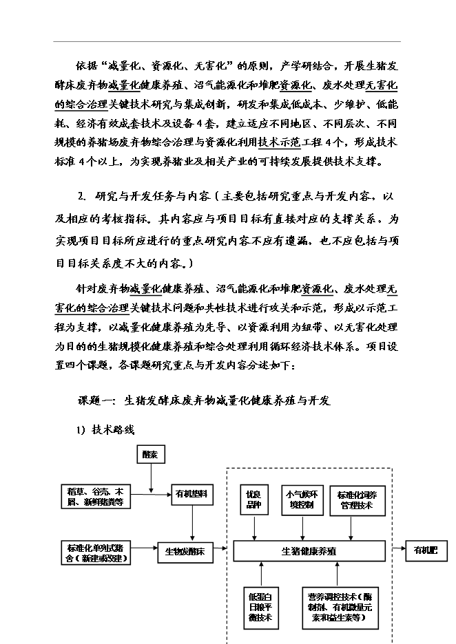 （終稿）養豬業廢棄物減量化、資源化、無害化綜合治理技術示范新增項目可行性投資論證建議書.doc（最終版）
