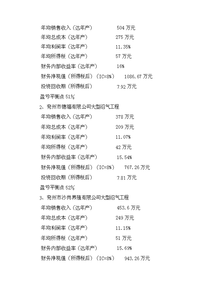 （終稿）兗州市統籌城鄉一體化配套工程農業基礎新增項目可行性投資論證建議書.doc（最終版）第4頁