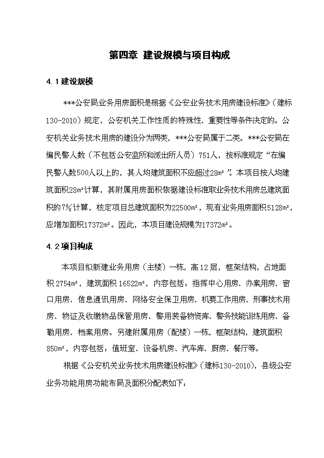 （終稿）公安業務用房新增項目可行性投資論證建議書.doc（最終版）