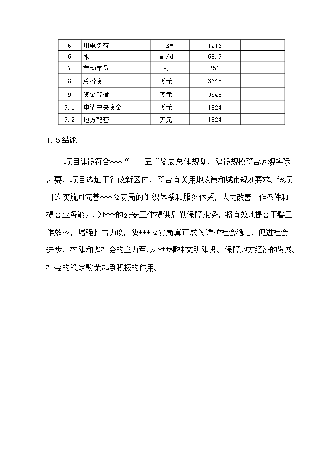 （終稿）公安業務用房新增項目可行性投資論證建議書.doc（最終版）