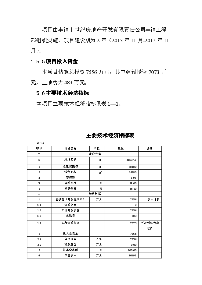 （終稿）內蒙古豐鎮市世紀天驕小區二期工程新增項目可行性投資論證建議書.doc（最終版）第12頁
