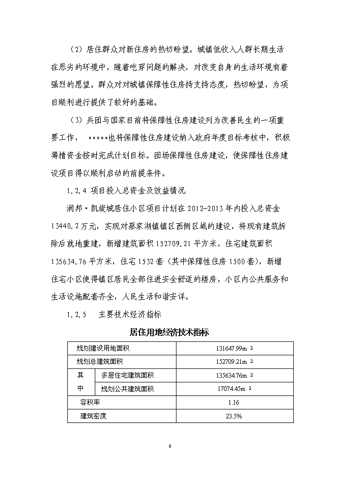 （終稿）保障房工程新增項目可行性投資論證建議書.doc（最終版）