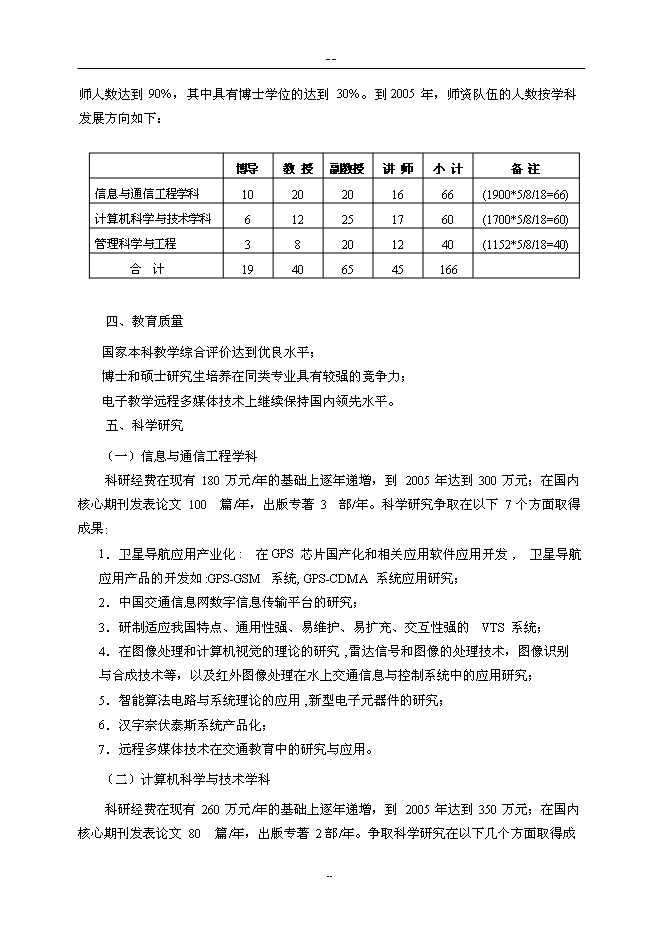 （終稿）信息與通信工程重點學科及其本科專業教學設施新增項目可行性投資論證建議書.doc（最終版）