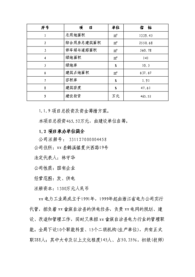 （終稿）供電所綜合用房工程新增項目可行性投資論證建議書.doc（最終版）第2頁