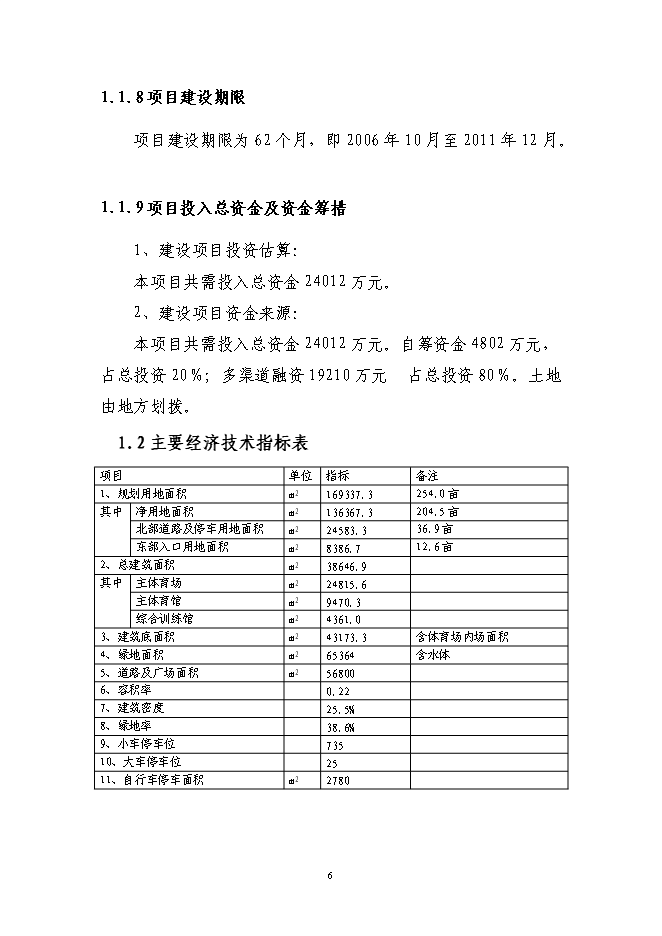 （終稿）體育中心新增項目可行性投資論證建議書.doc（最終版）