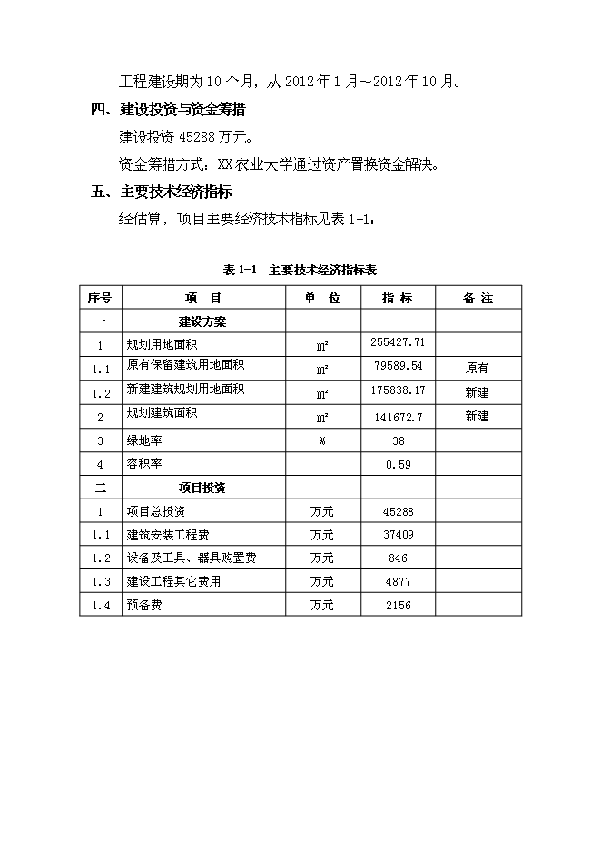（終稿）農業大學校園基本建設一期工程新增項目可行性投資論證建議書.doc（最終版）第7頁