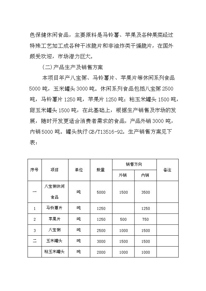 （終稿）兒童小吃及水果罐頭加工新增項目可行性投資論證建議書.doc（最終版）第10頁