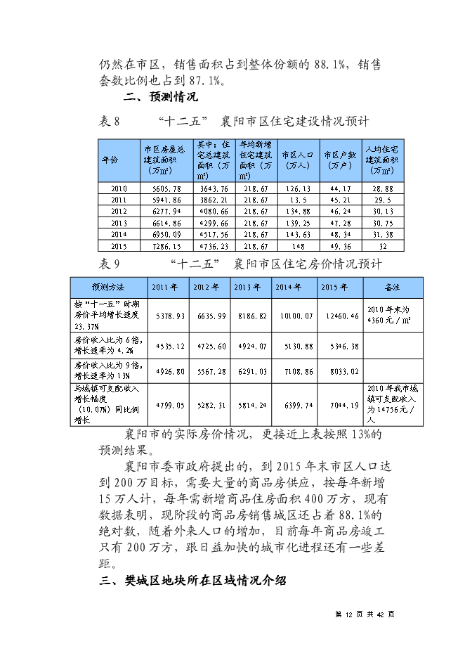 （終稿）住宅商業綜合地產新增項目可行性投資論證建議書.doc（最終版）第12頁